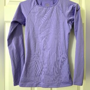Nike Pro XS Women's Purple Long Sleeve Top